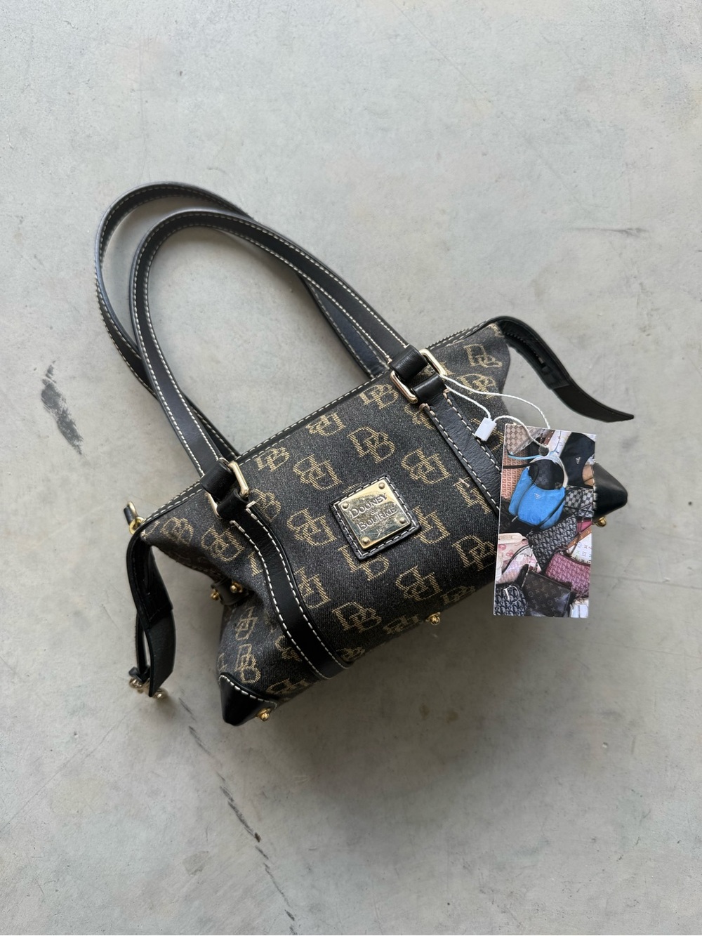 y2k dooney & bourke monogram mini bag